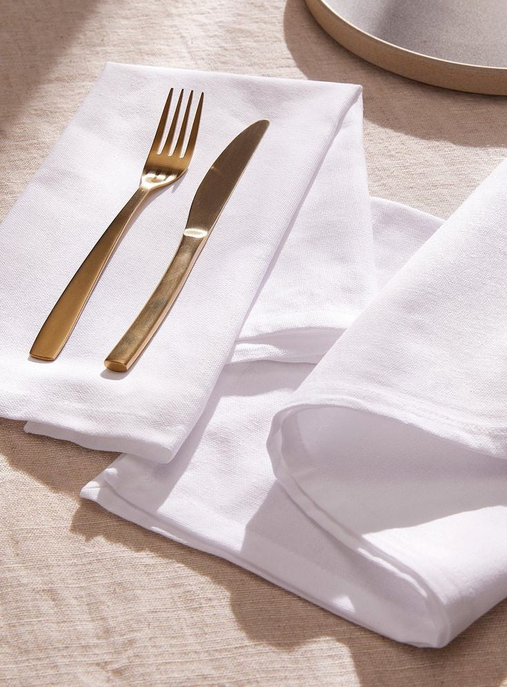Location serviette de table blanche