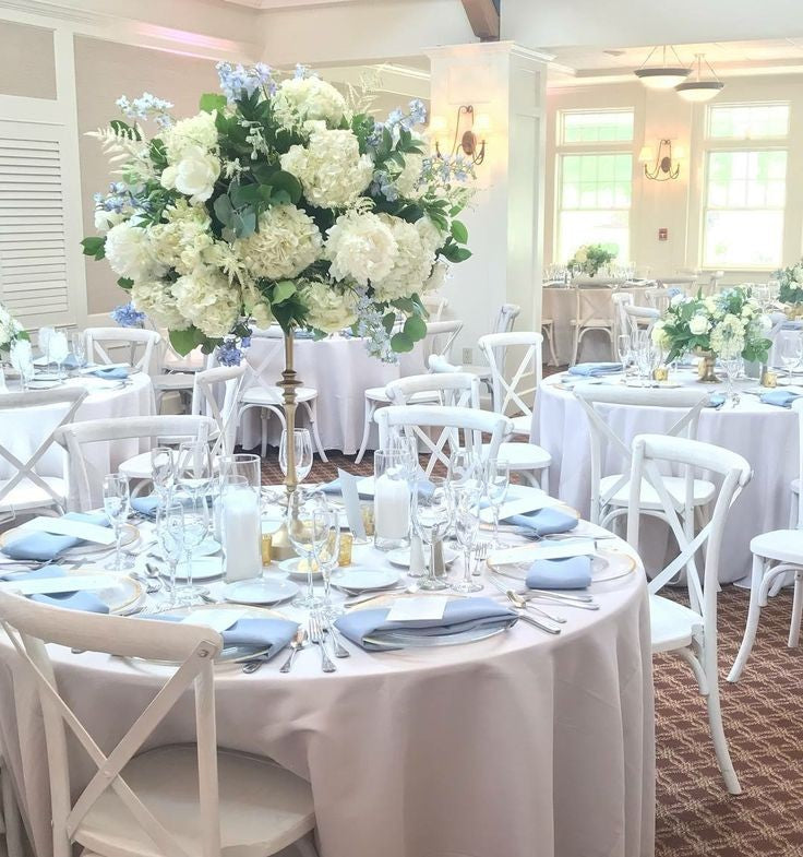 Location serviette de table bleu ciel