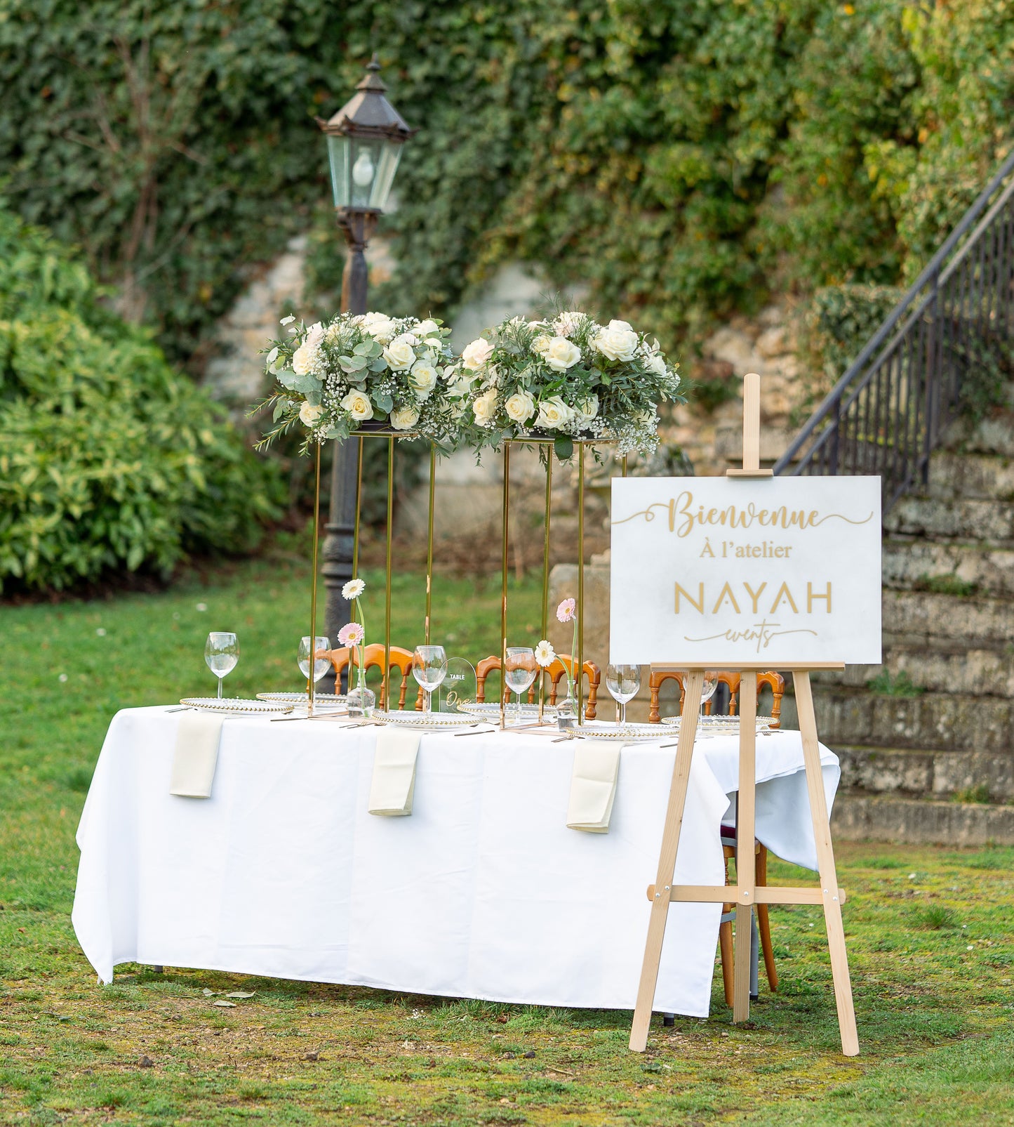 Location serviette de table beige