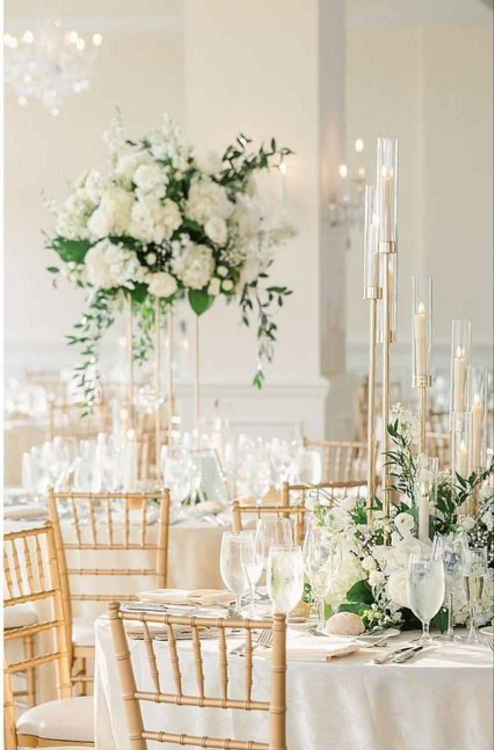 Location support floral doré Haut