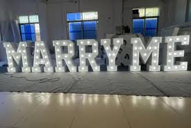 Location formule "MARRY ME" lumineux